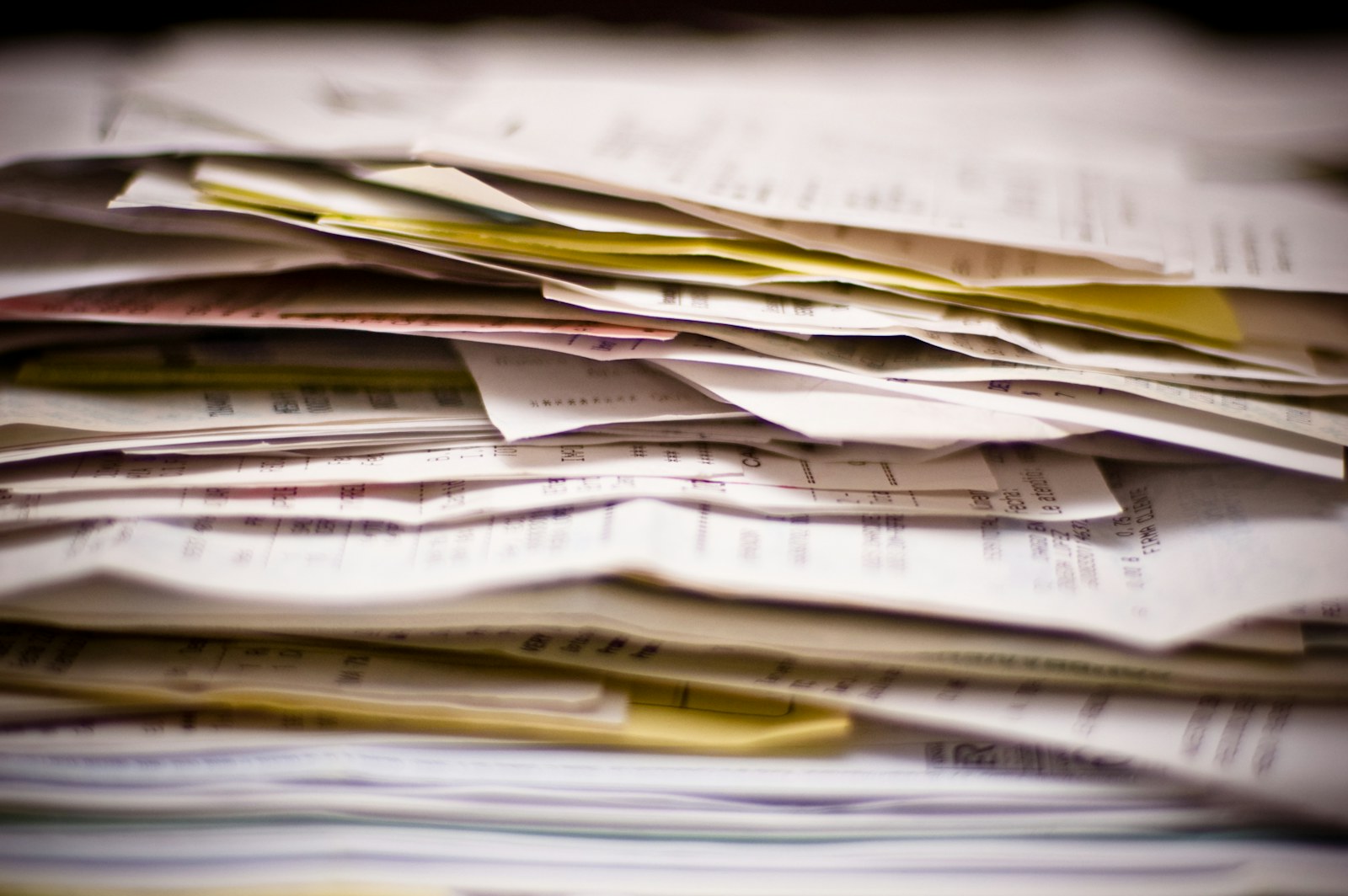 Organized financial records and statements